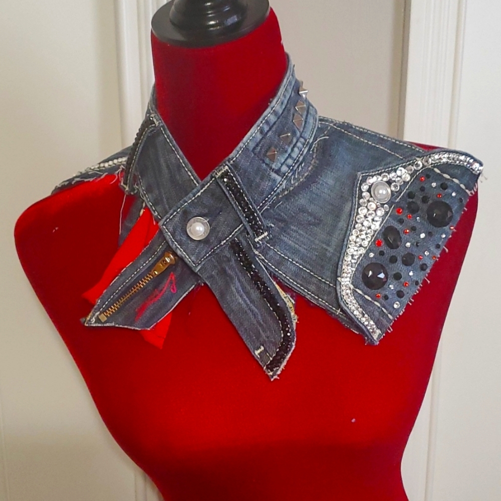 Custom denim neck Accessories